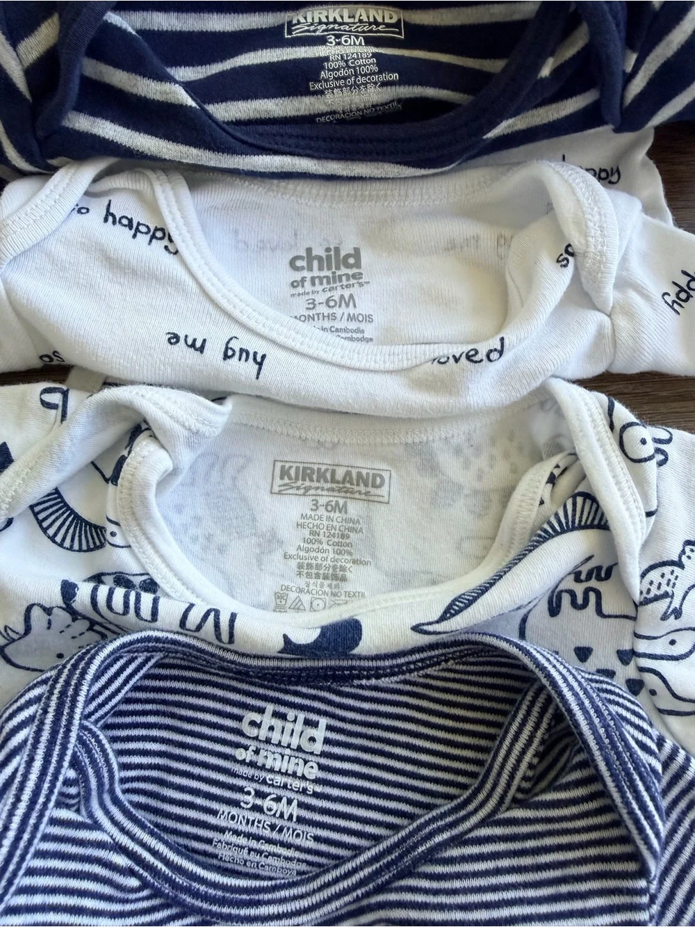 CARTER’S | Cat & Jack | Onesie Bundle | Baby Bodysuits | Short Sleeve Lot |
